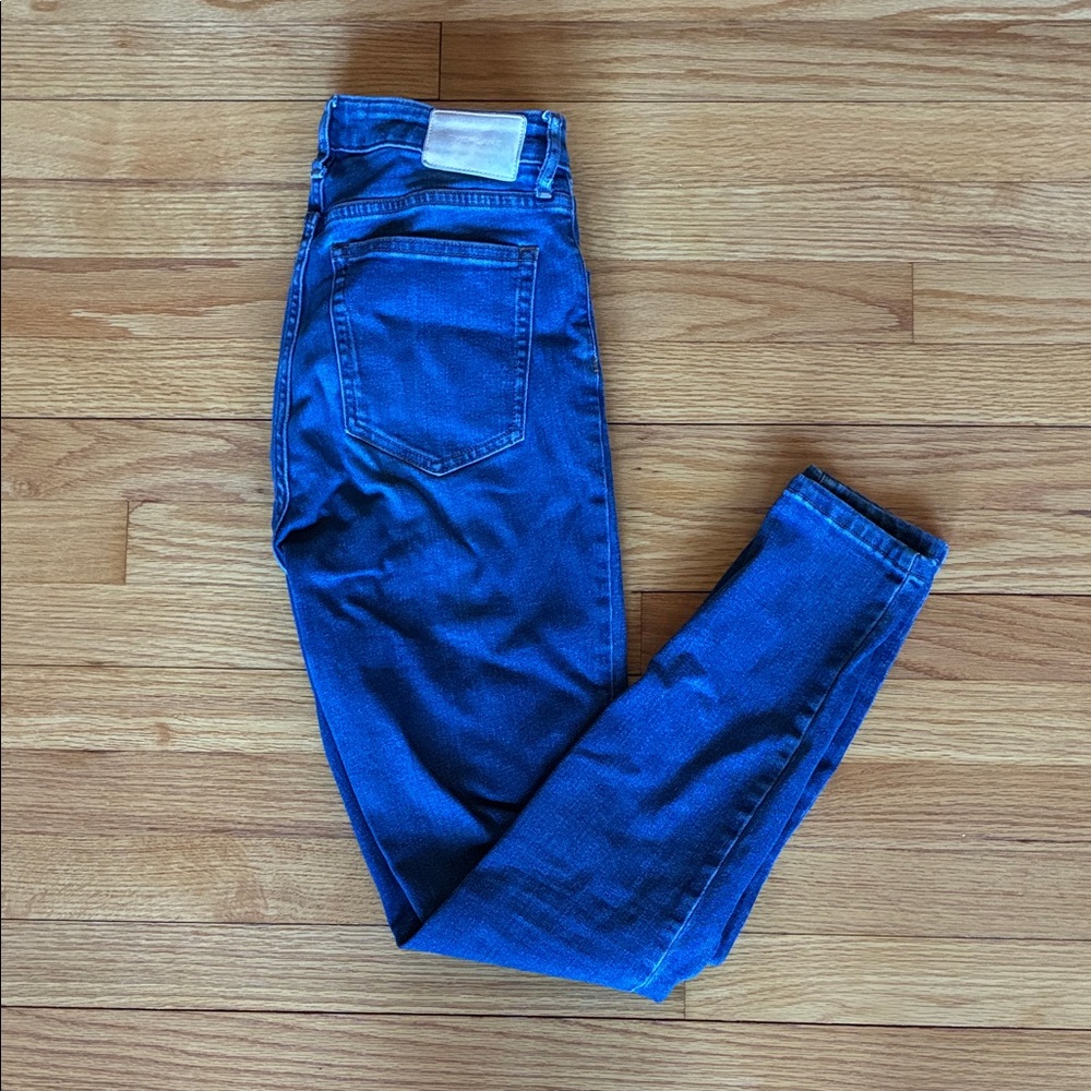 Everlane Women's Skinny Jeans in Deep Indigo Blue